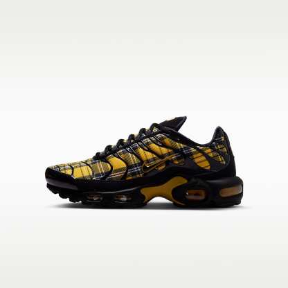 Nike Air Max Plus Schuh (Damen) – Schwarz/Weiß/Yellow Ochre
