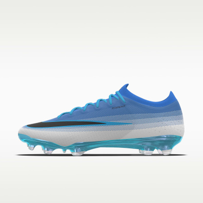 Nike Mercurial Vapor 17 Elite By You personalisierbarer Low-Top-Fußballschuh für normalen Rasen – Bright Crimson/Weiß [3653204120]