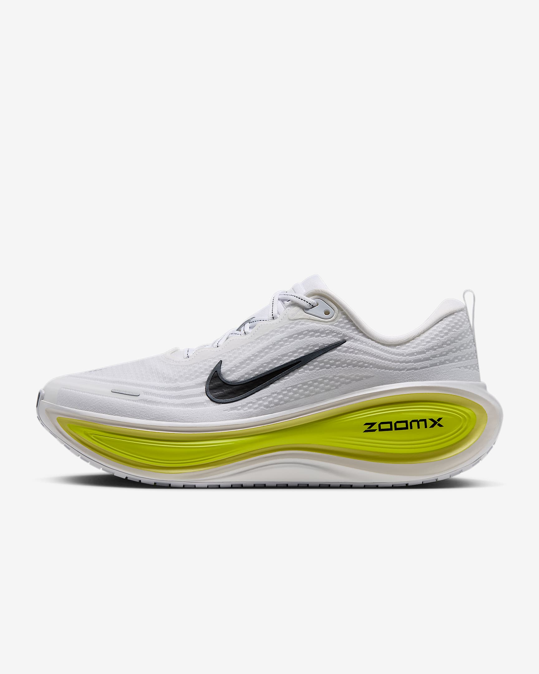 Nike Vomero Plus Straßenlaufschuh (Herren) – Weiß/Lemon Venom/Electric Yellow/Schwarz