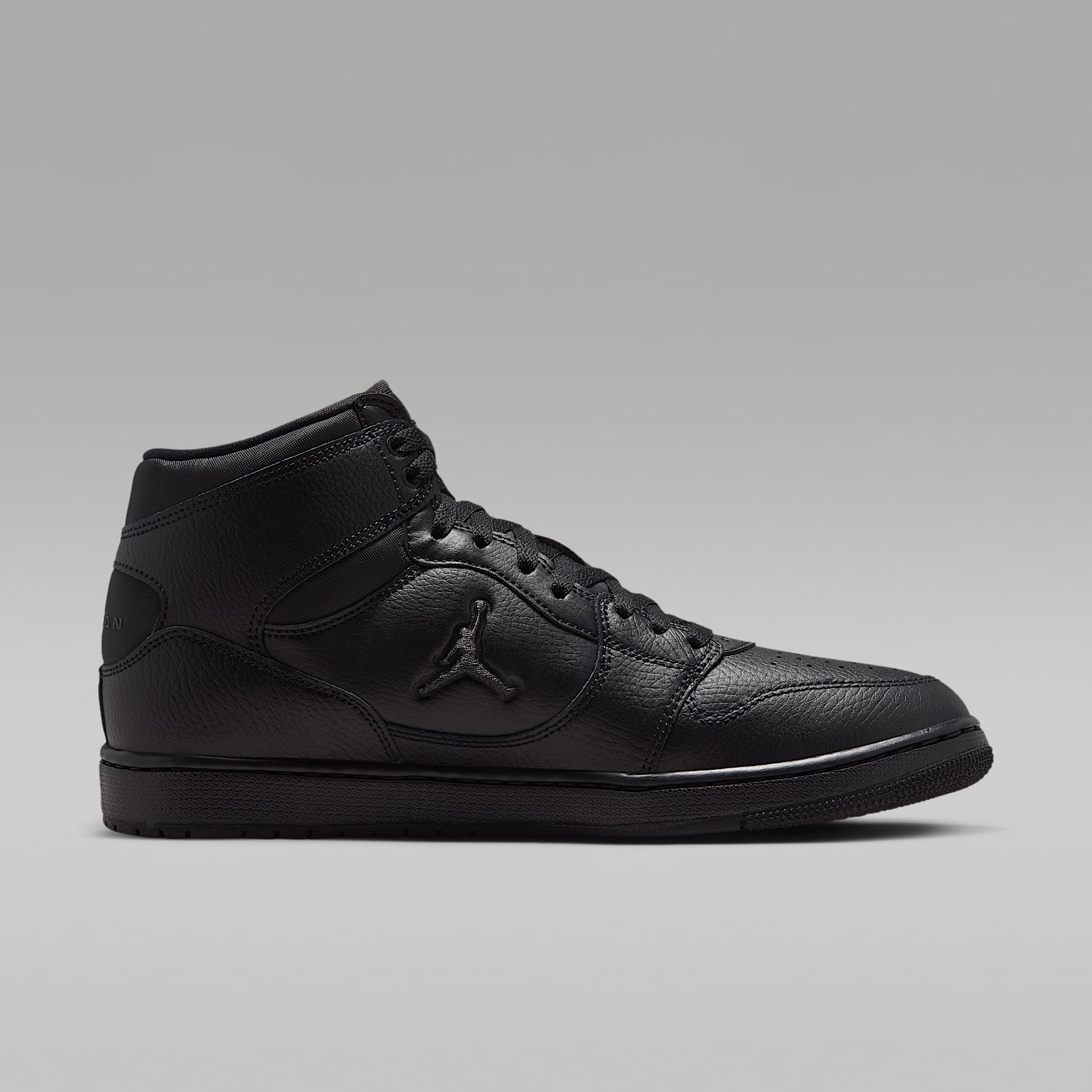 Jordan Court Connect Mid Herrenschuhe – Schwarz/Dark Smoke Grey