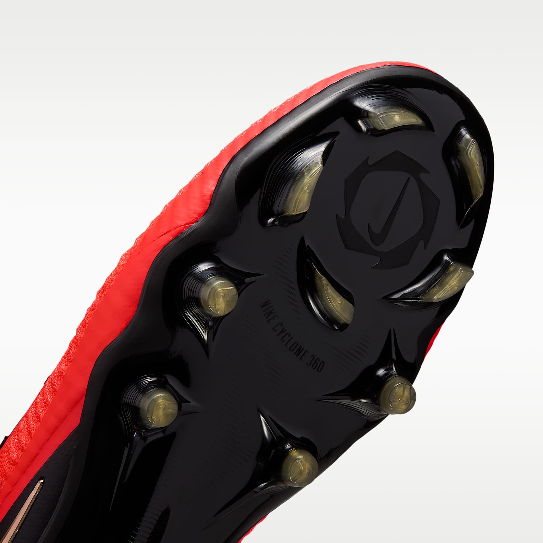 Nike Phantom 6 Low Elite Fußballschuh für normalen Rasen – Bright Crimson/Bright Crimson/Schwarz