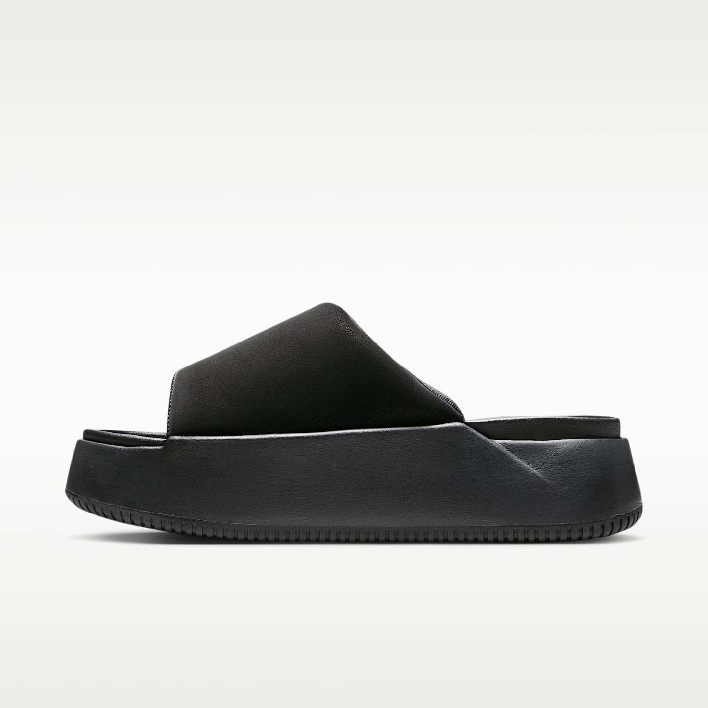 Nike Calm Elevation Slides (Damen) – Schwarz/Schwarz
