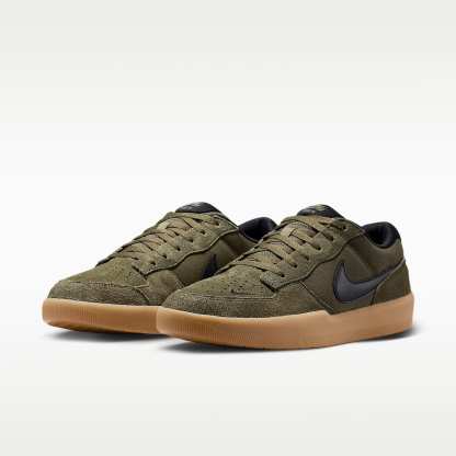 Nike SB Force 58 Skateboardschuh – Medium Olive/Medium Olive/Gum Light Brown/Schwarz