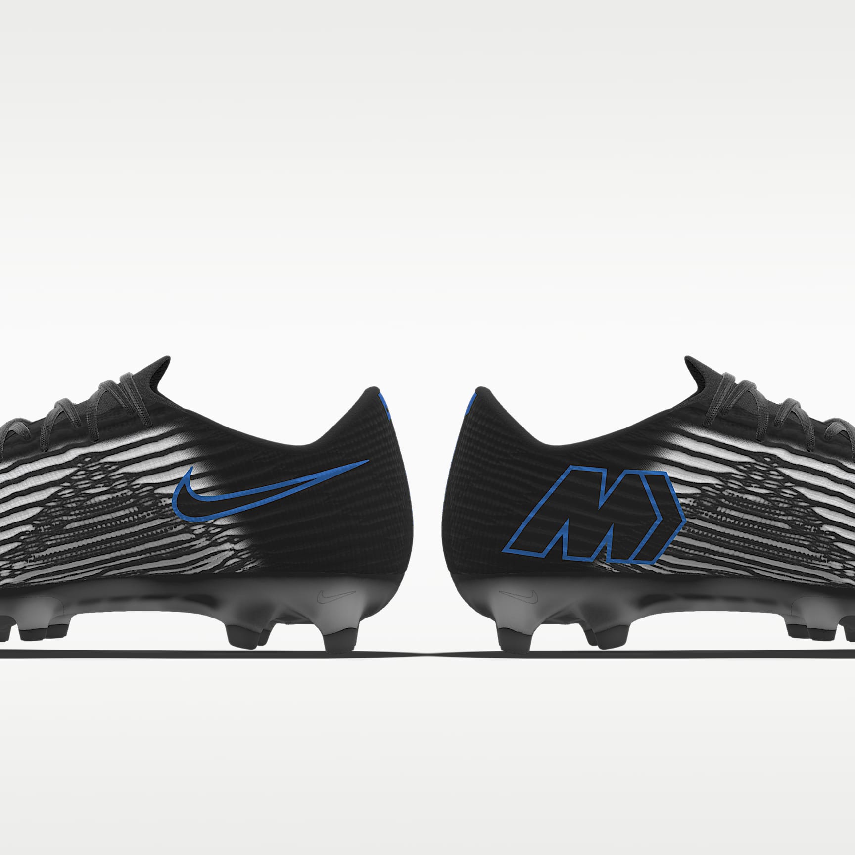 Nike Mercurial Superfly 11 Elite By You personalisierbarer Low-Top-Fußballschuh für Kunstrasen – Schwarz/Schwarz [4172670494]