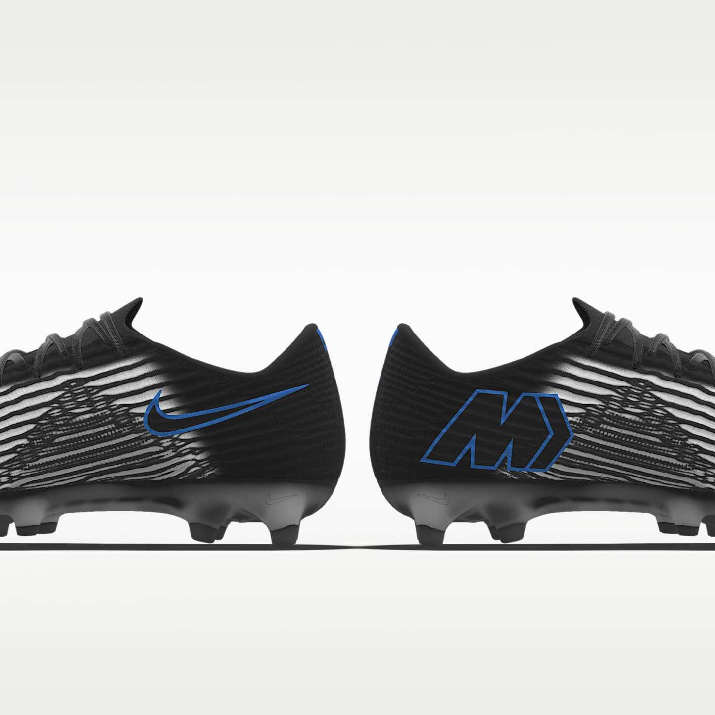 Nike Mercurial Superfly 11 Elite By You personalisierbarer Low-Top-Fußballschuh für Kunstrasen – Schwarz/Schwarz [4172670494]