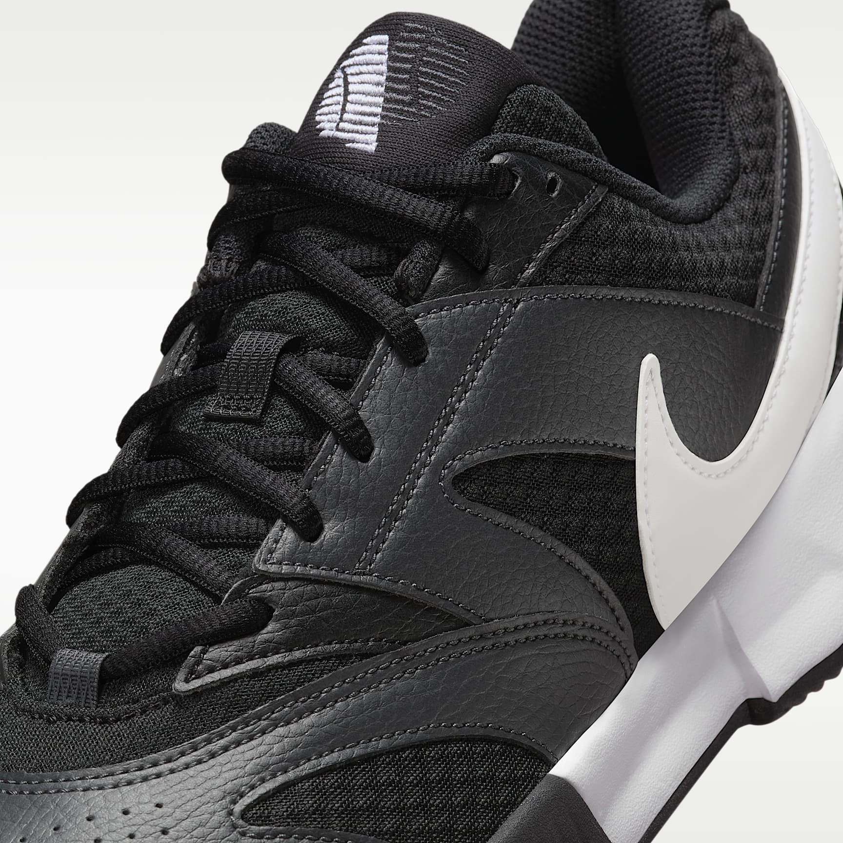 NikeCourt Lite 4 Herren-Tennisschuh für Sandplätze – Schwarz/Anthracite/Weiß