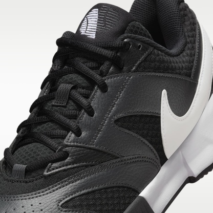 NikeCourt Lite 4 Herren-Tennisschuh für Sandplätze – Schwarz/Anthracite/Weiß