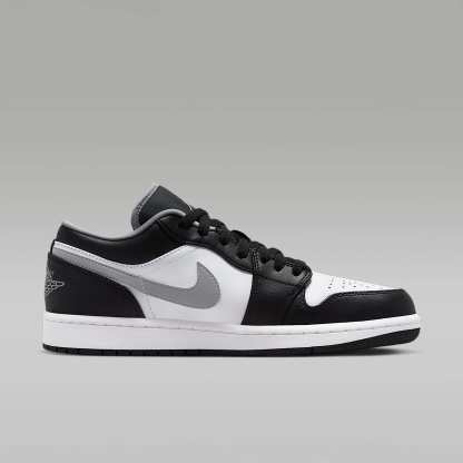Air Jordan 1 Low Herrenschuh – Schwarz/Weiß/Particle Grey