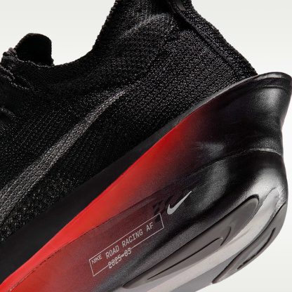 Nike Alphafly 3 Herren-Straßenlaufschuh für Wettkämpfe – Schwarz/Bright Crimson/Wolf Grey/Metallic Silver