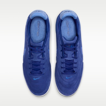 Nike Tiempo Streetgato PRM Low-Top-Fußballschuh für Hallen- und Hartplätze – Deep Royal Blue/Blue Crystal/Polar