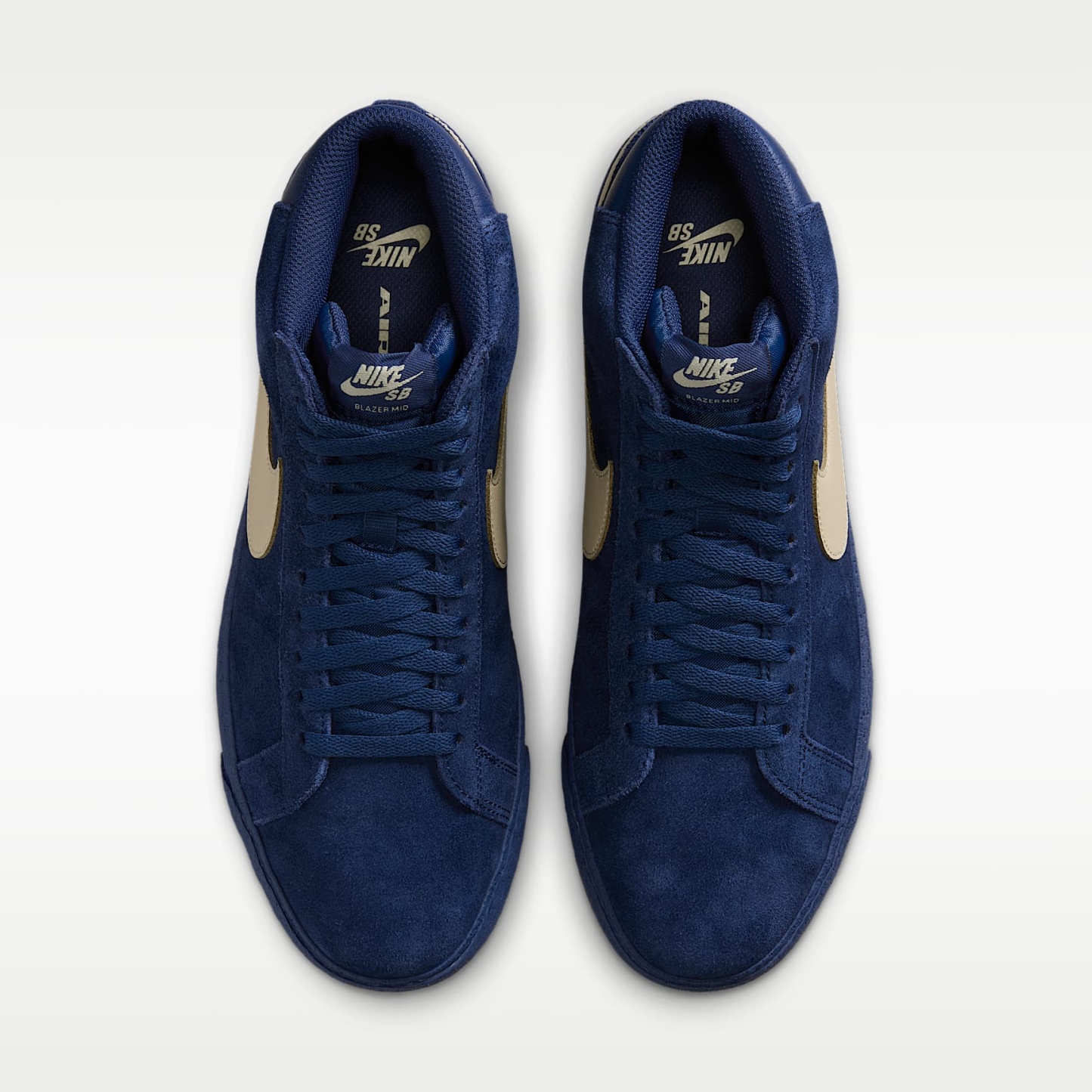 Nike SB Zoom Blazer Mid Skateboardschuh – Coastal Blue/Coastal Blue/Pale Yellow