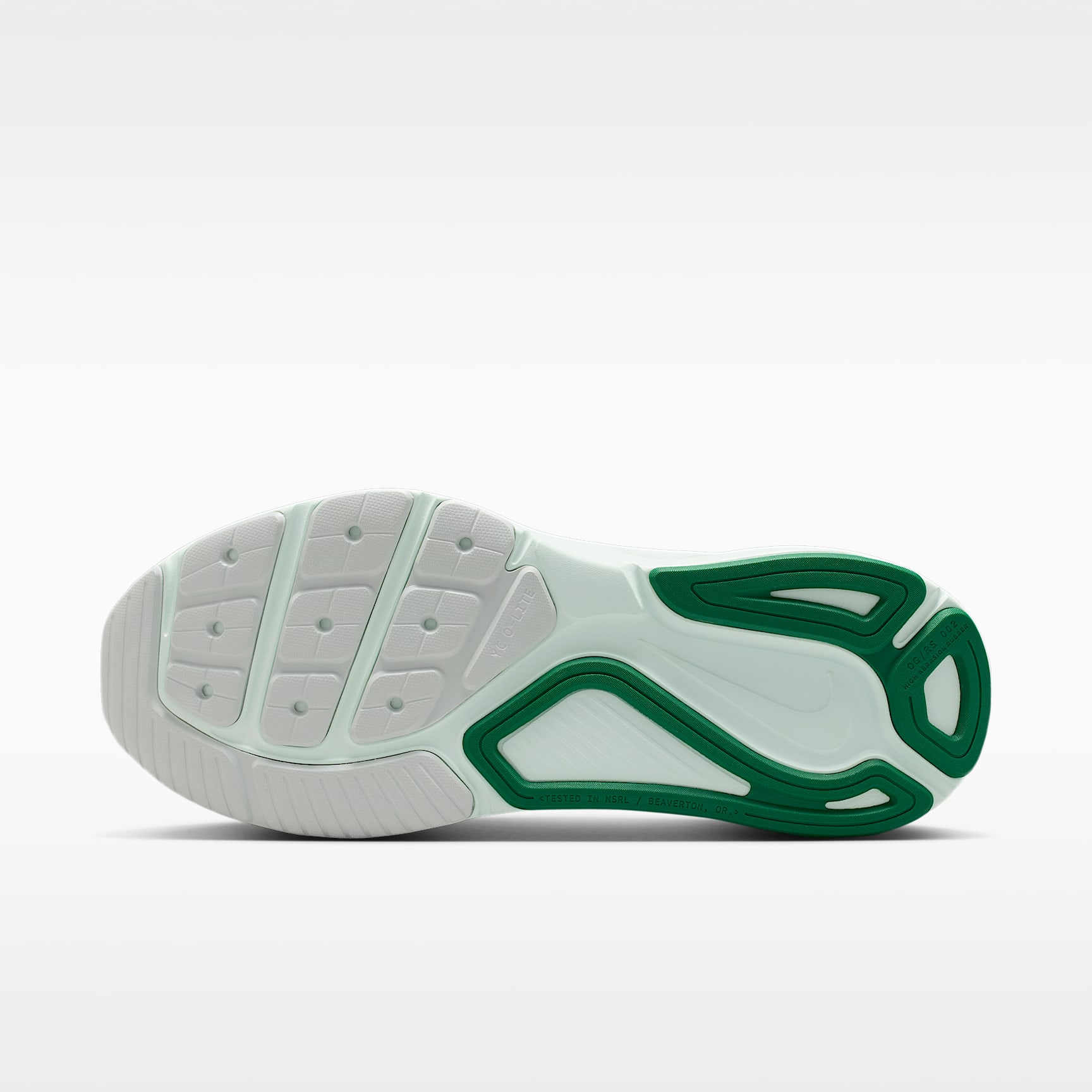 Nike Structure 26 Straßenlaufschuh (Damen) – Sea Glass/Light Silver/Barely Green/Metallic Silver