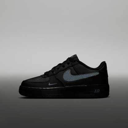 Nike Air Force 1 LV8 Schuh (ältere Kinder) – Schwarz/Cool Grey/Cool Grey
