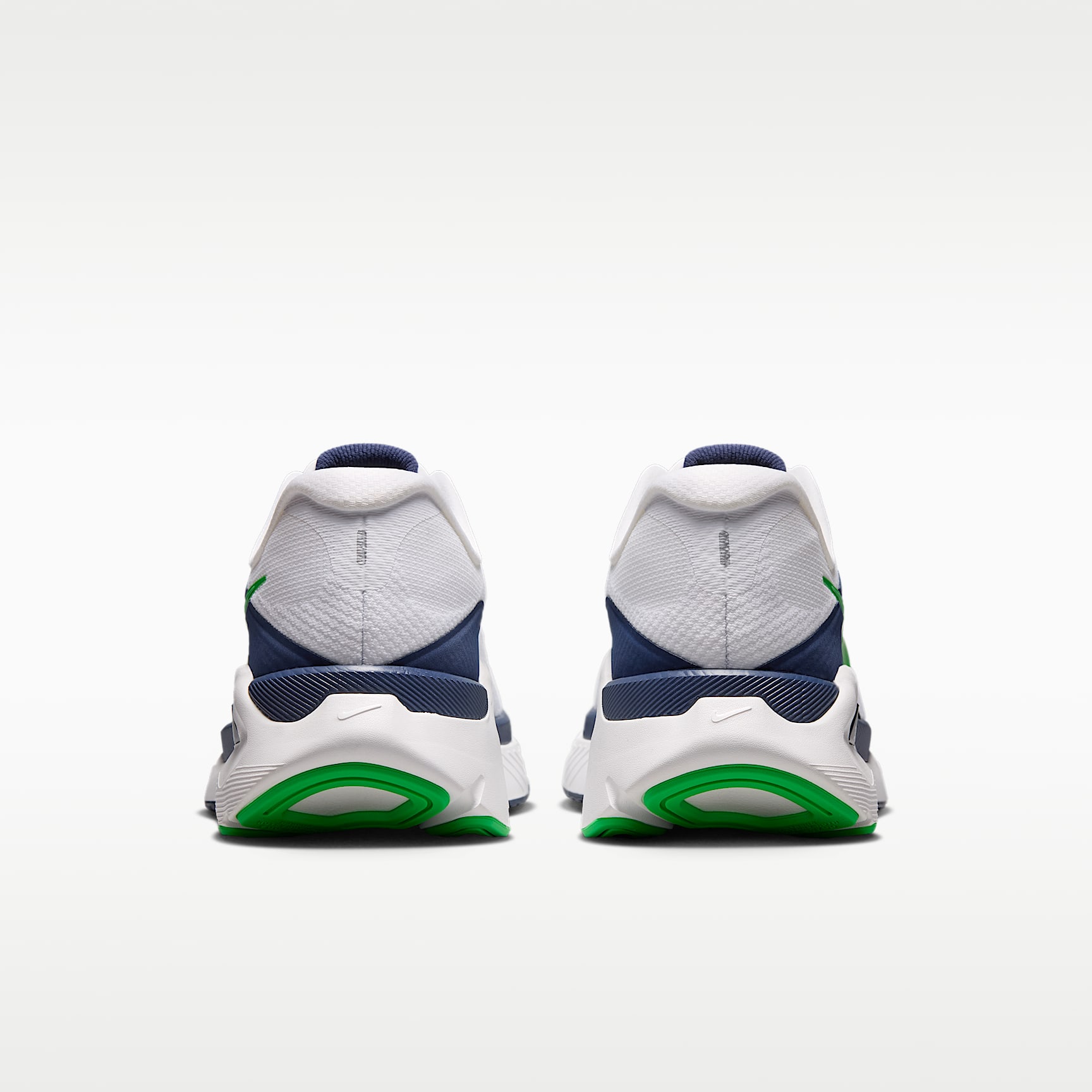 Nike Structure Plus Straßenlaufschuh (Herren) – Weiß/Midnight Navy/Summit White/Green Spark