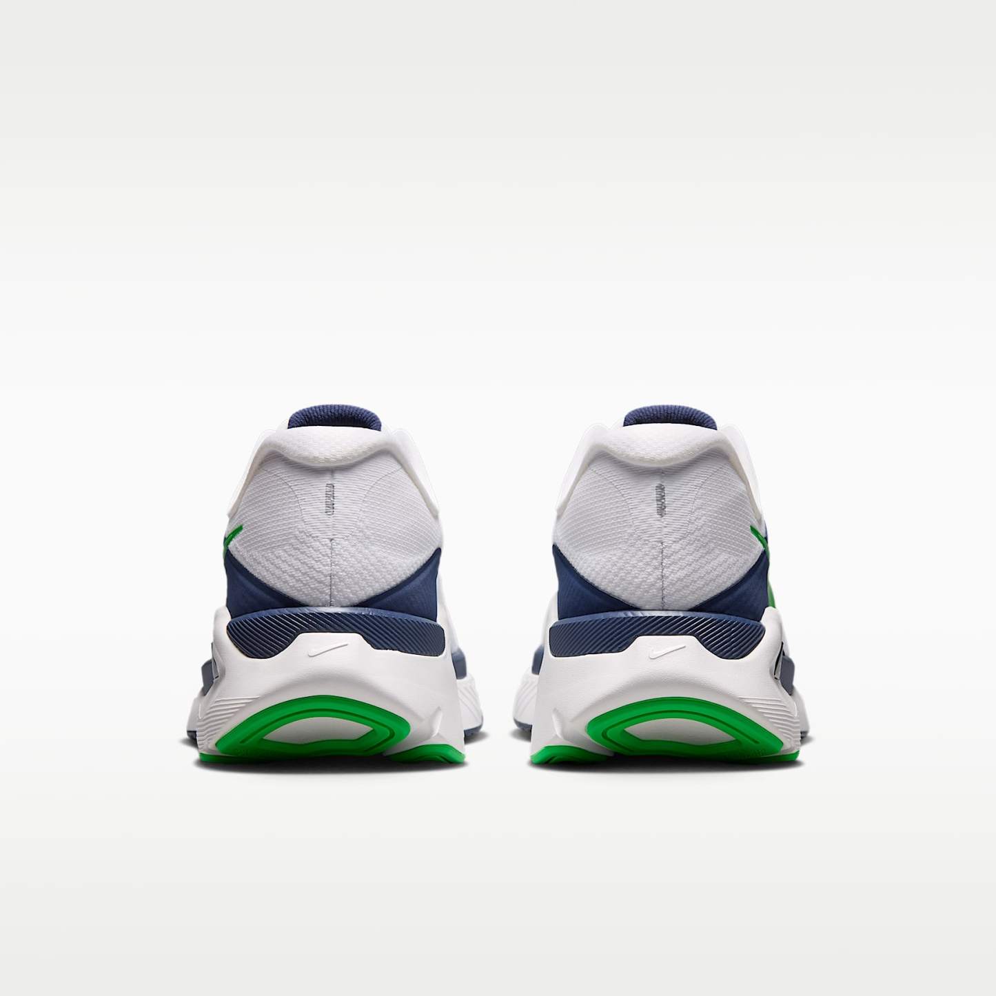 Nike Structure Plus Straßenlaufschuh (Herren) – Weiß/Midnight Navy/Summit White/Green Spark