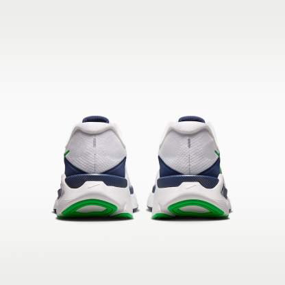 Nike Structure Plus Straßenlaufschuh (Herren) – Weiß/Midnight Navy/Summit White/Green Spark