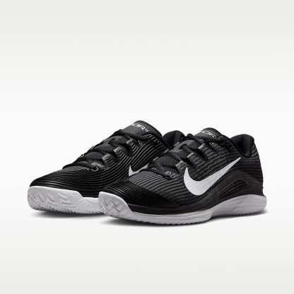 Nike Vapor 12 Tennisschuh für Clay Courts (Damen) – Schwarz/Dark Smoke Grey/Weiß