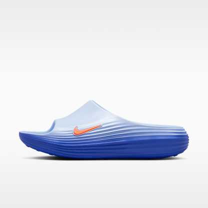 Nike ReactX Rejuven8 Slides (Herren) – Hydrogen Blue/Blue Crystal/Lapis/Total Orange