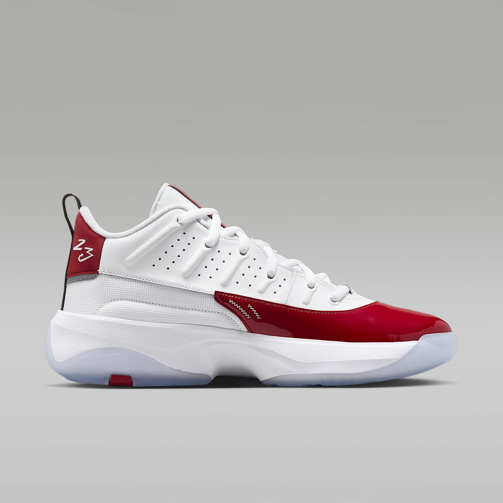 Jordan Max Aura 7 Schuh (Herren) – Weiß/Gym Red/Schwarz/Weiß
