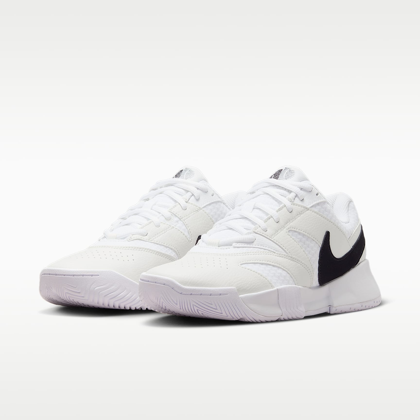NikeCourt Lite 4 Tennisschuh für Hartplätze (Damen) – Weiß/Summit White/Schwarz