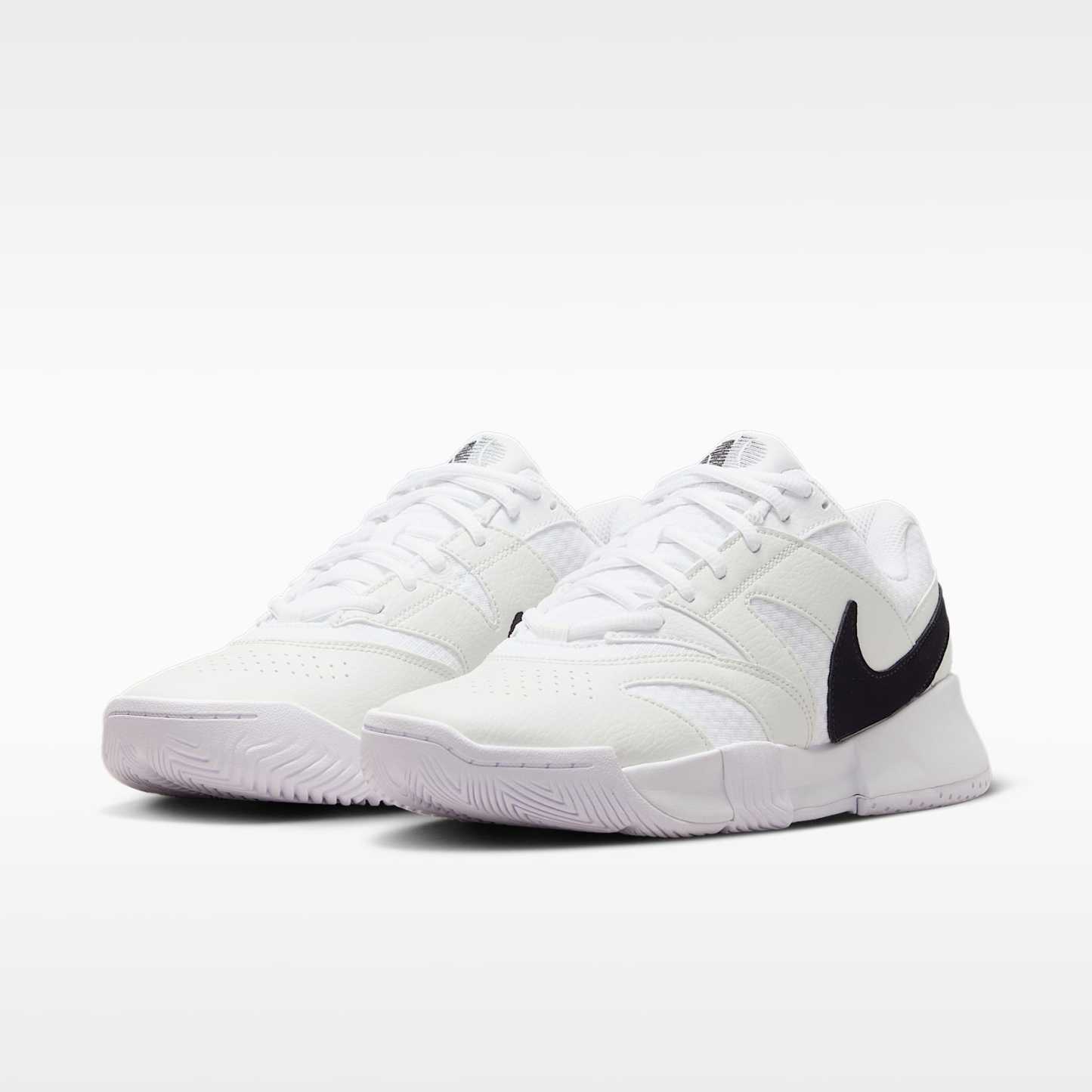 NikeCourt Lite 4 Tennisschuh für Hartplätze (Damen) – Weiß/Summit White/Schwarz