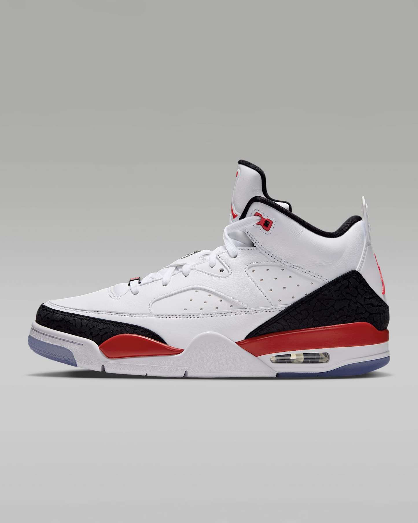 Jordan Son of Mars Low Herrenschuh – Weiß/Schwarz/Light Crimson