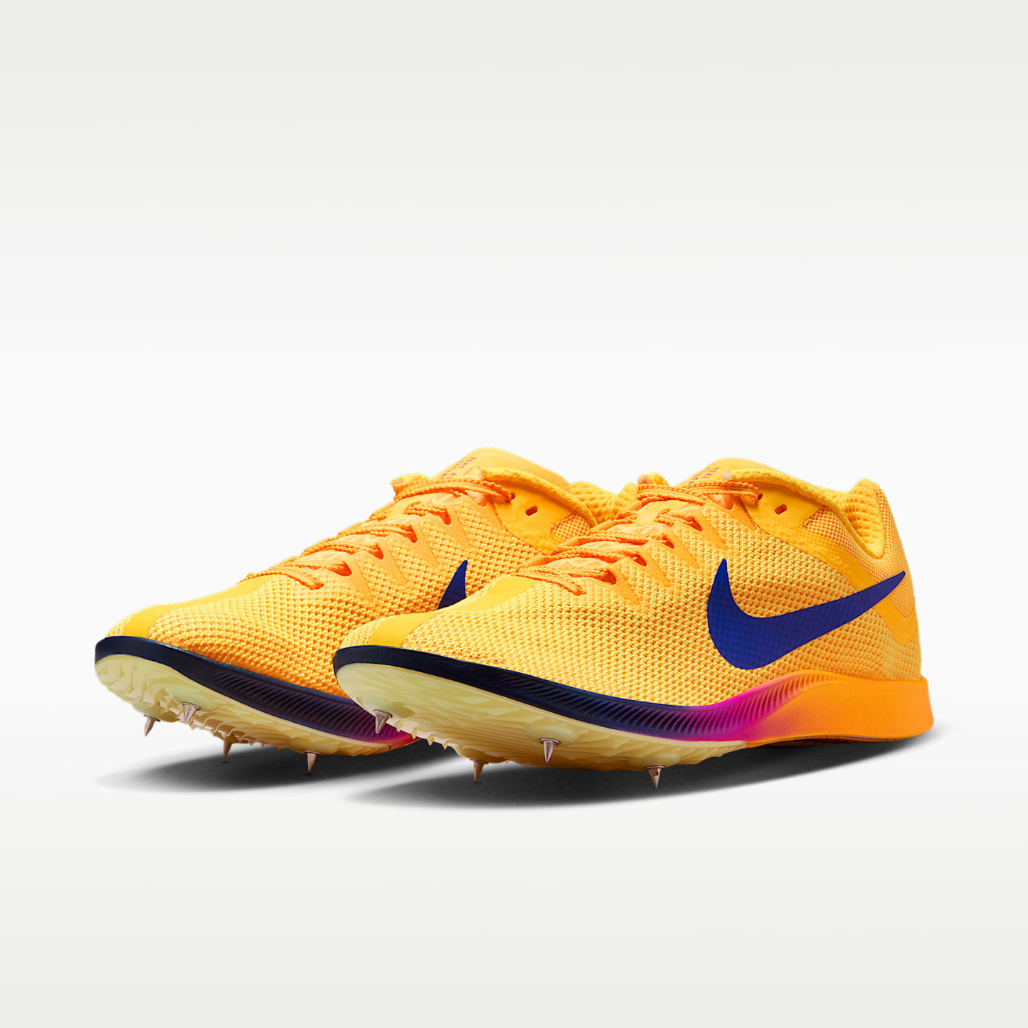 Nike Zoom Rival Distance Track & Field Langstrecken-Spike – Citron Pulse/Hyper Violet/Volt Glow/Indigo Burst