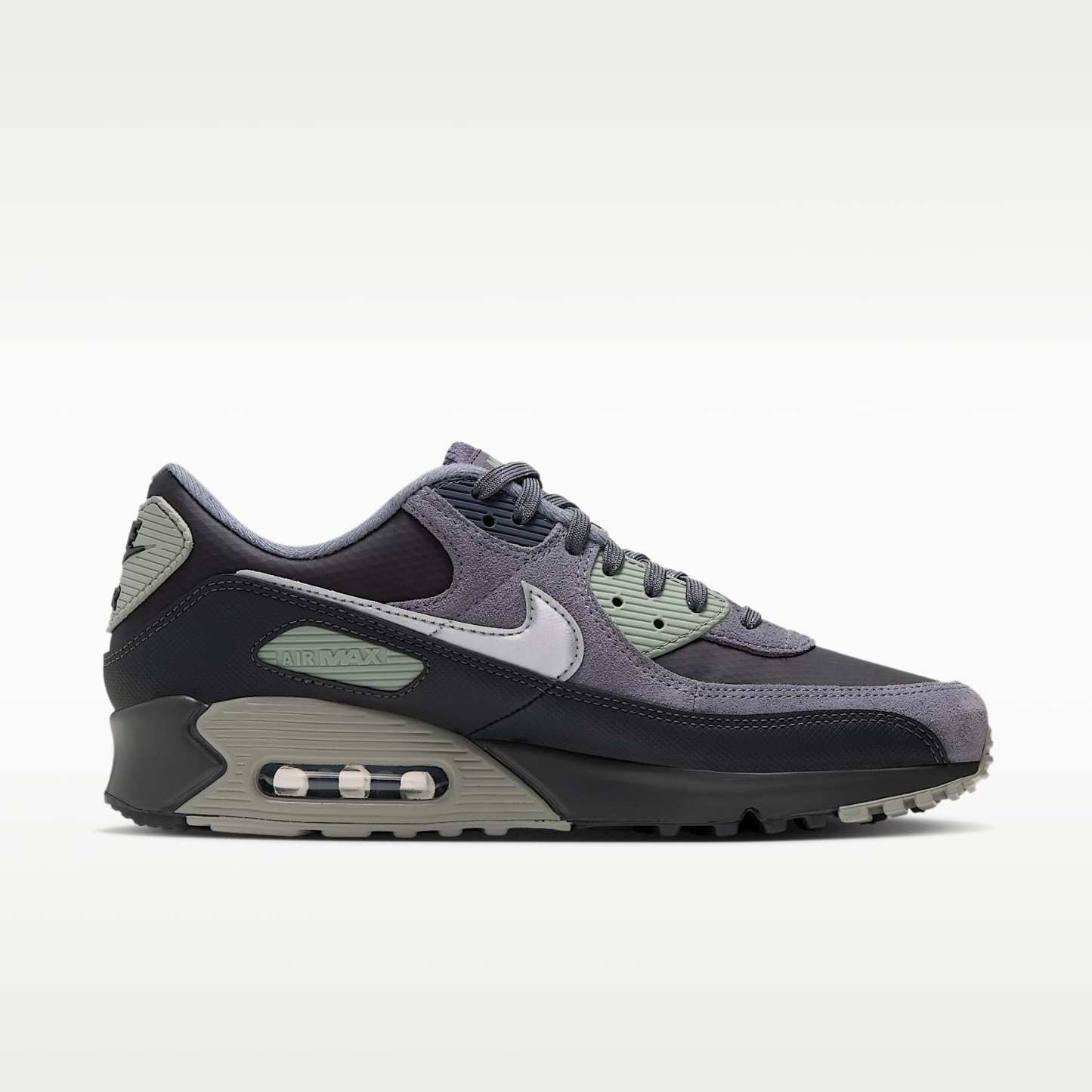 Nike Air Max 90 Schuh (Herren) – Iron Grey/Anthracite/Cool Grey/Metallic Silver