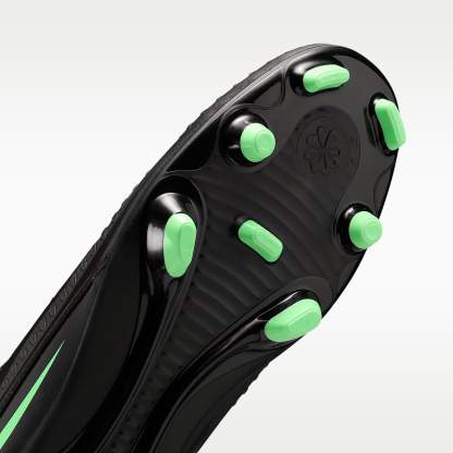 Nike Phantom 6 Low Club Fußballschuh für verschiedene Böden – Schwarz/Schwarz/Illusion Green