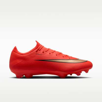 Nike Mercurial Vapor 17 Pro Low-Top-Fußballschuh für normalen Rasen – Bright Crimson/Blur