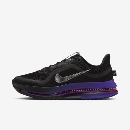 Nike Pegasus Premium Straßenlaufschuh (Damen) – Schwarz/Dark Concord/True Berry/Metallic Silver