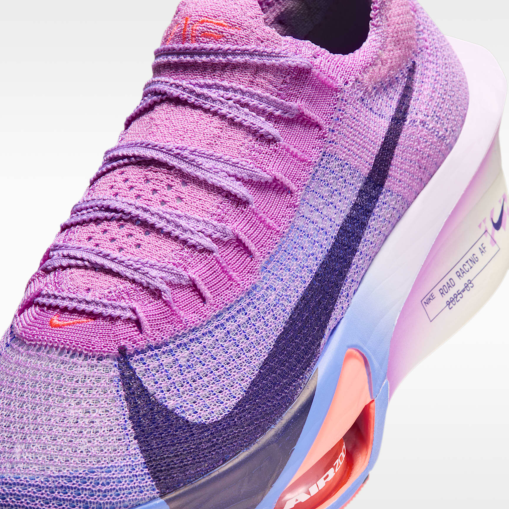 Nike Alphafly 3 Damen-Straßenlaufschuh für Wettkämpfe – Fuchsia Glow/Bright Violet/Sapphire/Purple Dynasty
