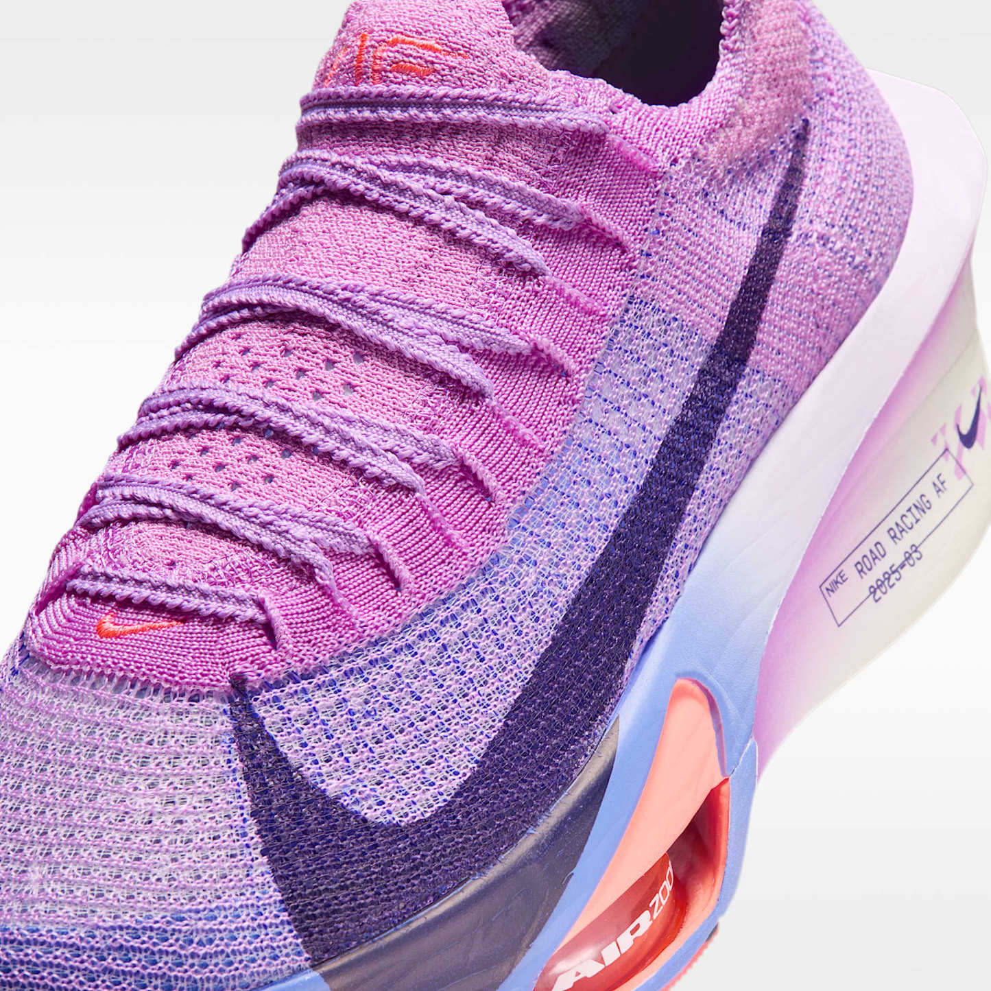 Nike Alphafly 3 Damen-Straßenlaufschuh für Wettkämpfe – Fuchsia Glow/Bright Violet/Sapphire/Purple Dynasty