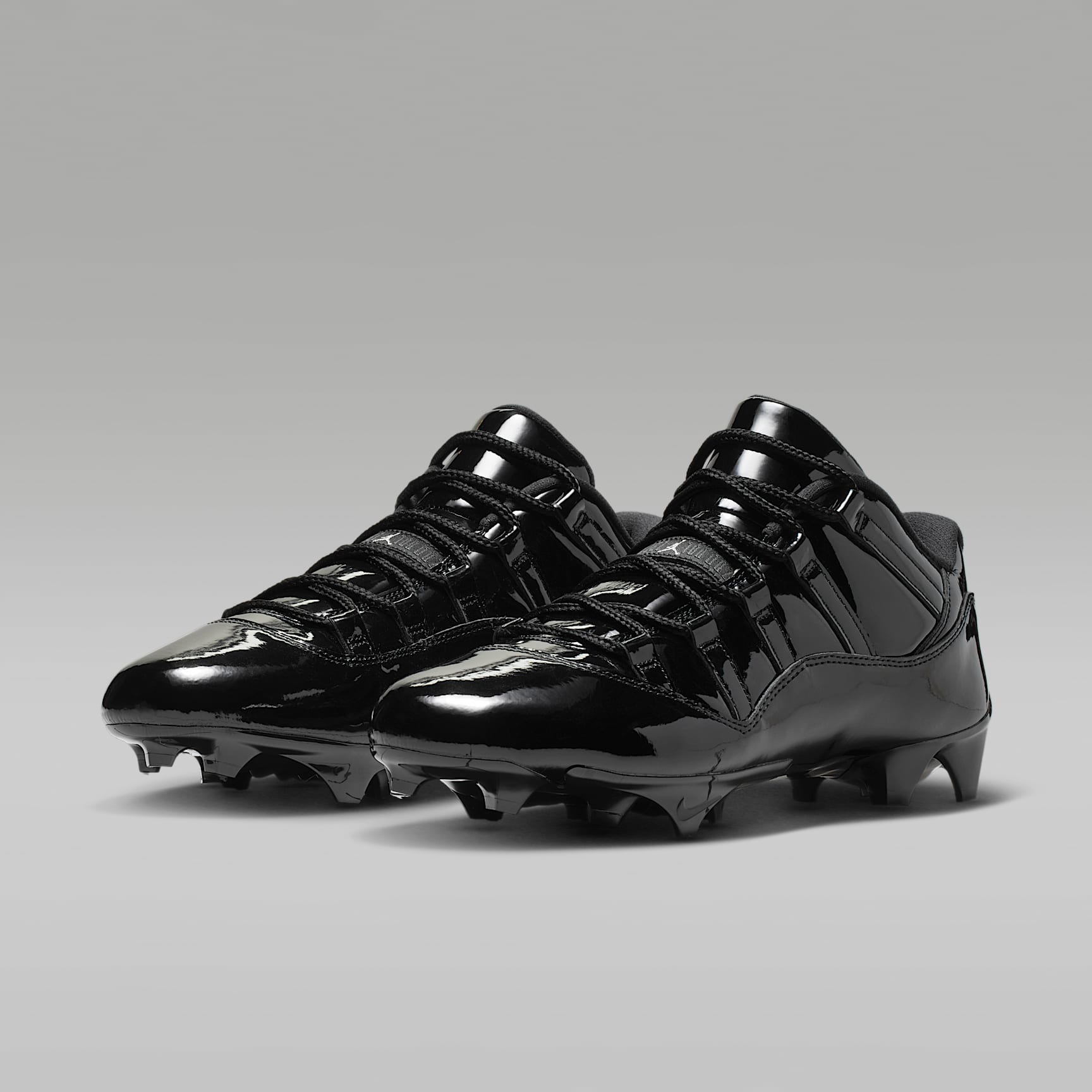 Jordan 11 Low TD American Football-Schuh (Herren) – Schwarz/Anthracite/Metallic Silver