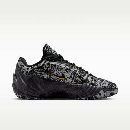 Giannis Freak 8 "Etched in Stone" Basketballschuh – Schwarz/Light Smoke Grey/Volt