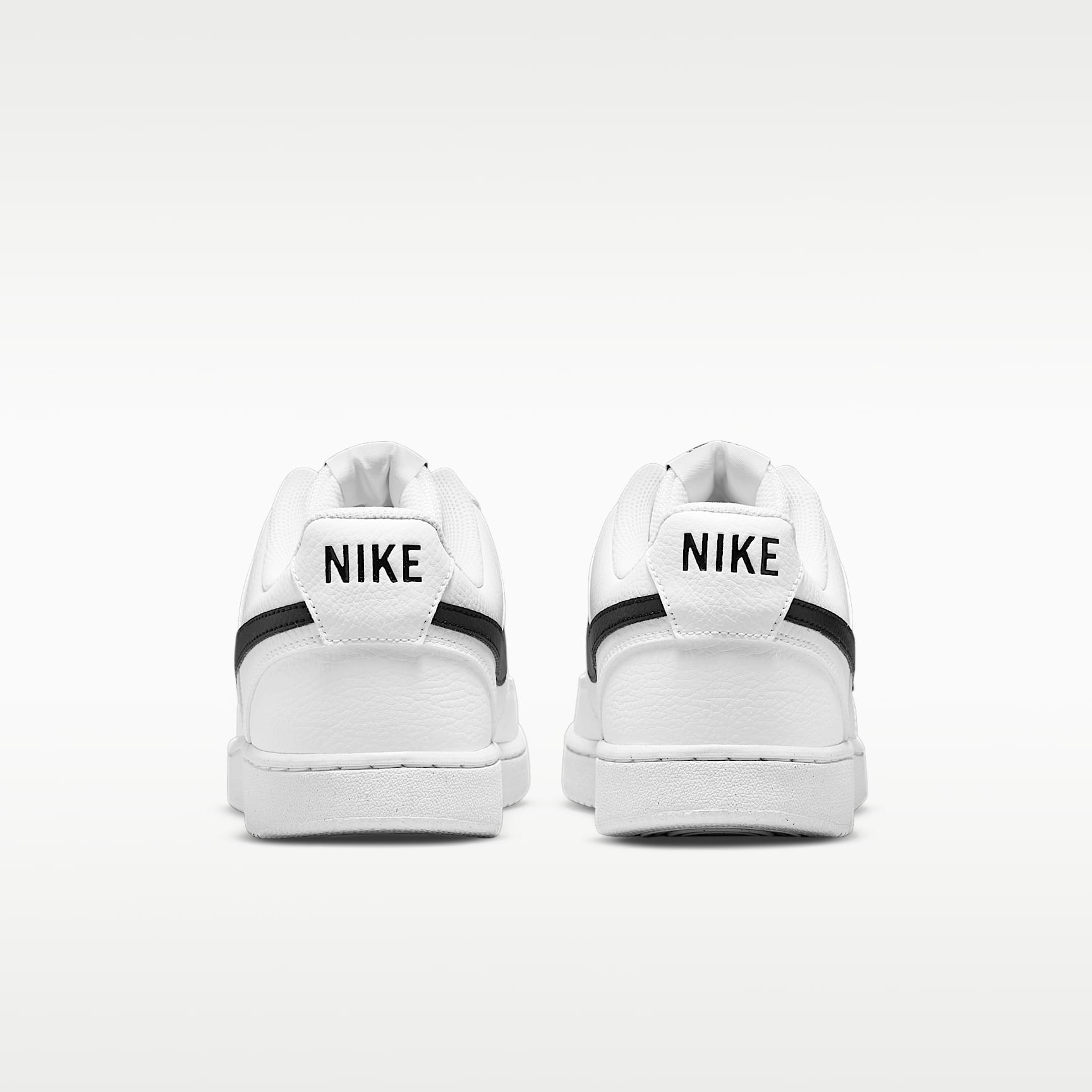 Nike Court Vision Low Next Nature Herrenschuh – Weiß/Weiß/Schwarz