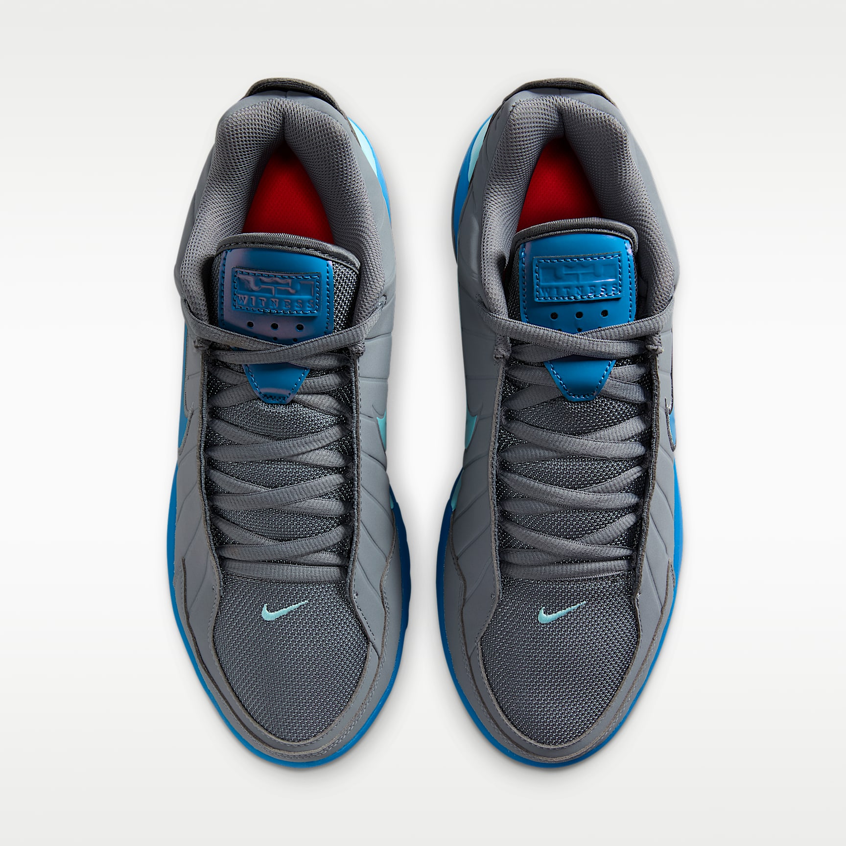 LeBron Witness 9 Basketballschuh – Cool Grey/Glacier Ice/Glacier Ice/Aurora Blue