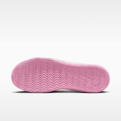 Nike Precision 8 Low Basketballschuh (Herren) – Weiß/Schwarz/Pink Rise/Pink Rise