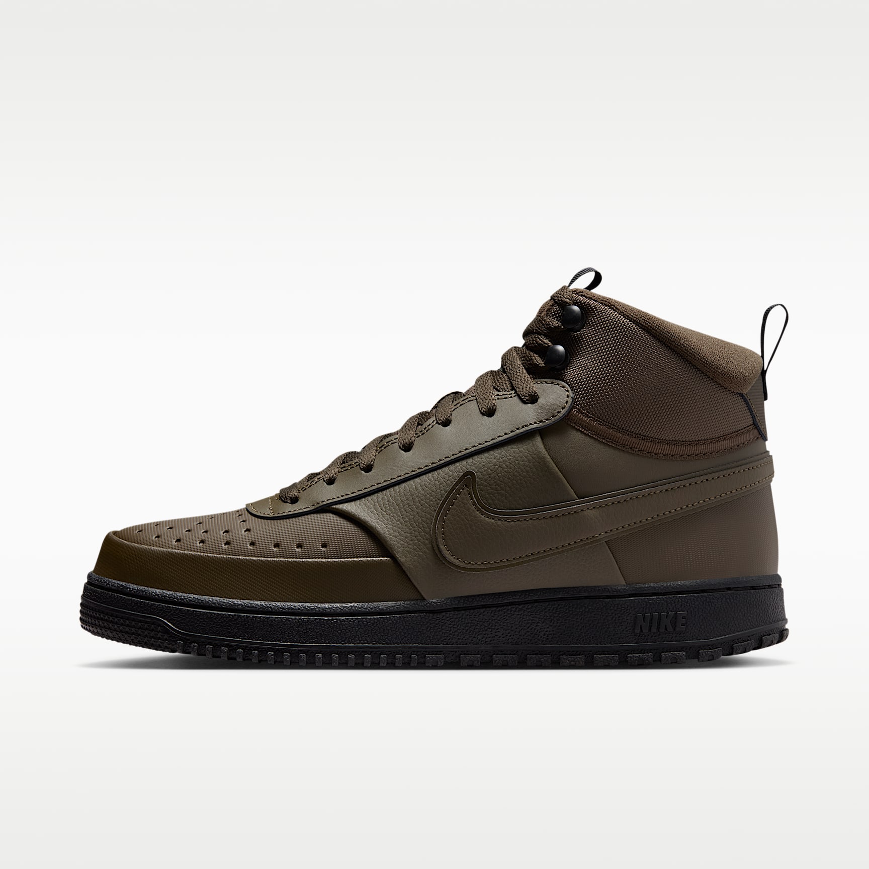 Nike Court Vision Mid winterfester Schuh (Herren) – Dark Hazel/Schwarz/Saffron Quartz/Dark Hazel