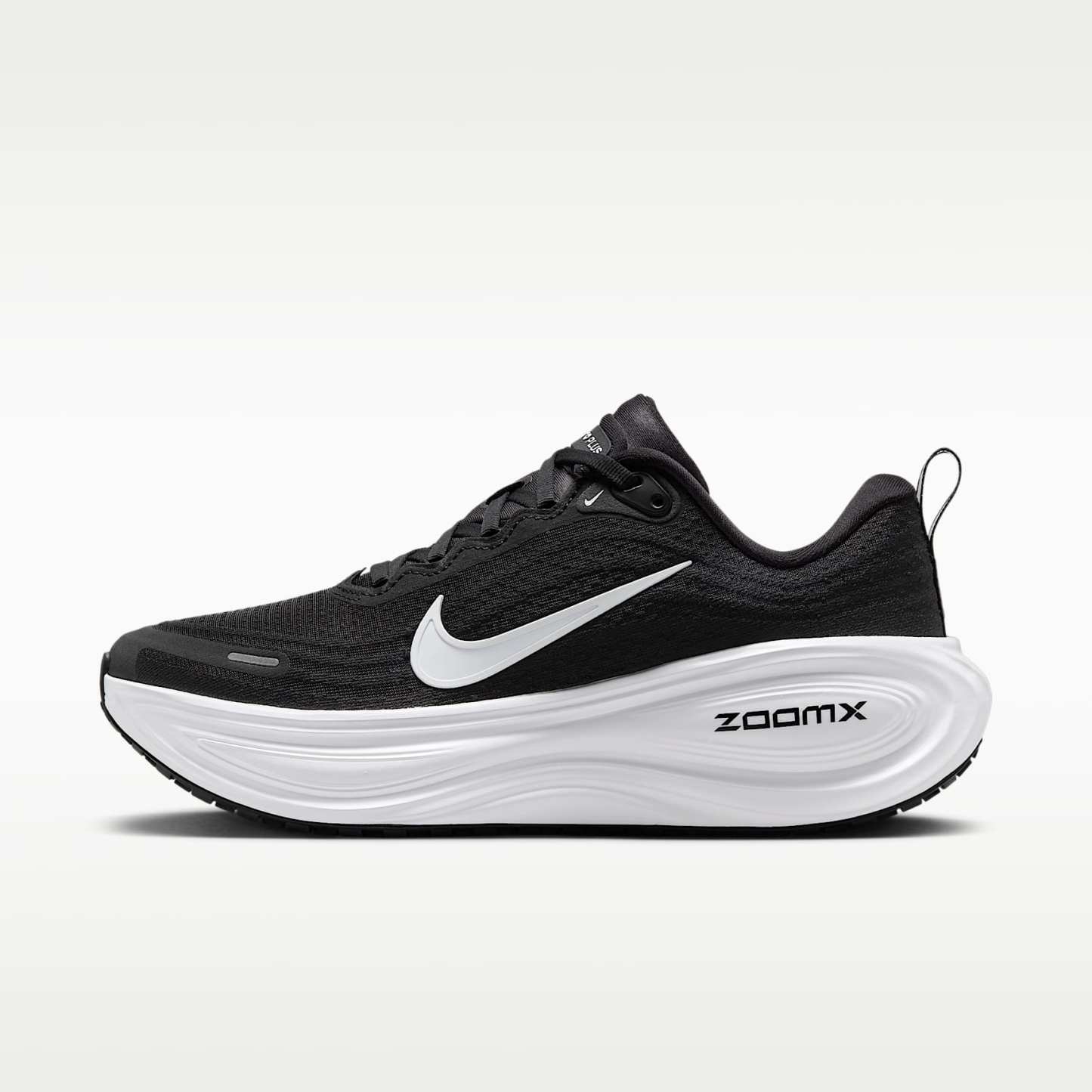 Nike Vomero Plus Straßenlaufschuh (Damen) – Schwarz/Cool Grey/Metallic Dark Grey/Weiß