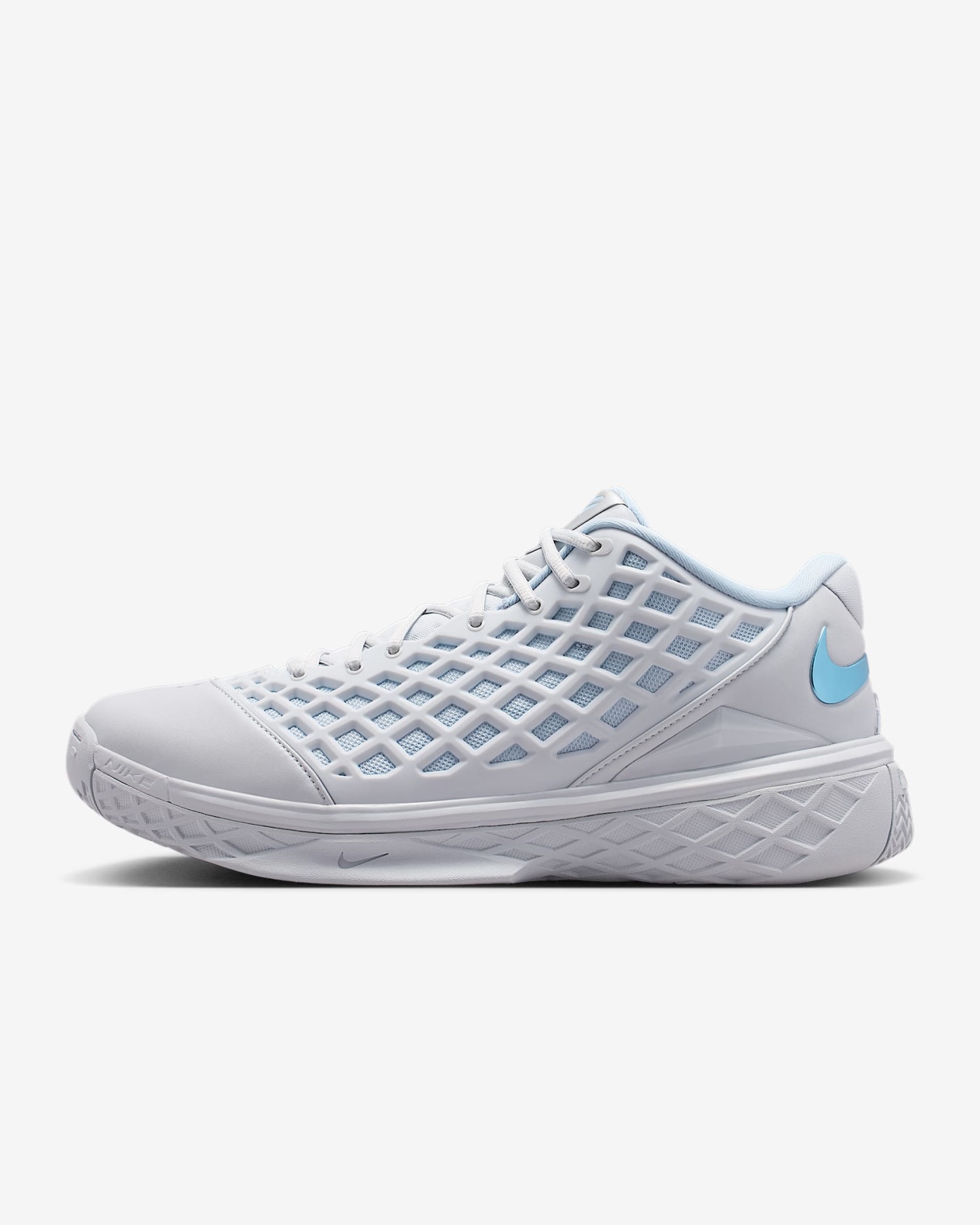 Kobe III Low Protro Herren-Basketballschuh – Pure Platinum/Armory Blue