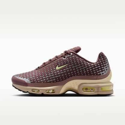 Nike Air Max Plus VII Schuh (Herren) – Plum Eclipse/Metallic Gold Grain/Schwarz/Barely Volt