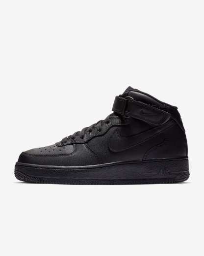 Nike Air Force 1 Mid '07 Herrenschuh – Schwarz/Schwarz