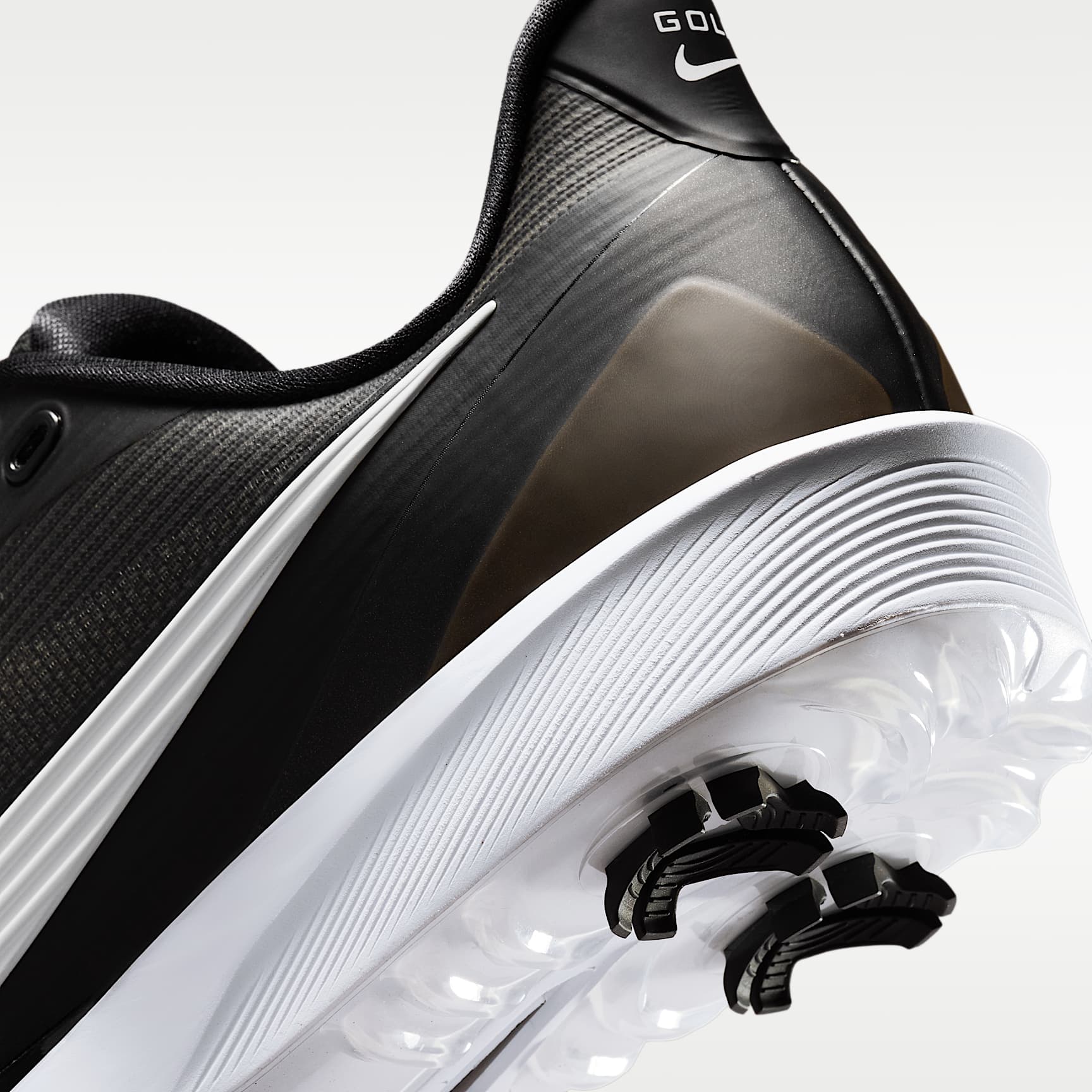 Nike NEXT% TOUR 3 Golfschuh – Schwarz/Light Smoke Grey/Weiß