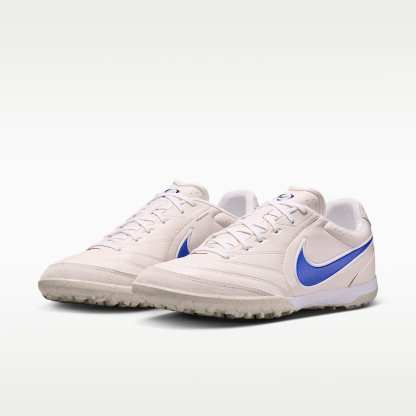 Nike Tiempo Ligera Pro Low-Top-Fußballschuh für Turf – Chalk/Weiß/Racer Blue