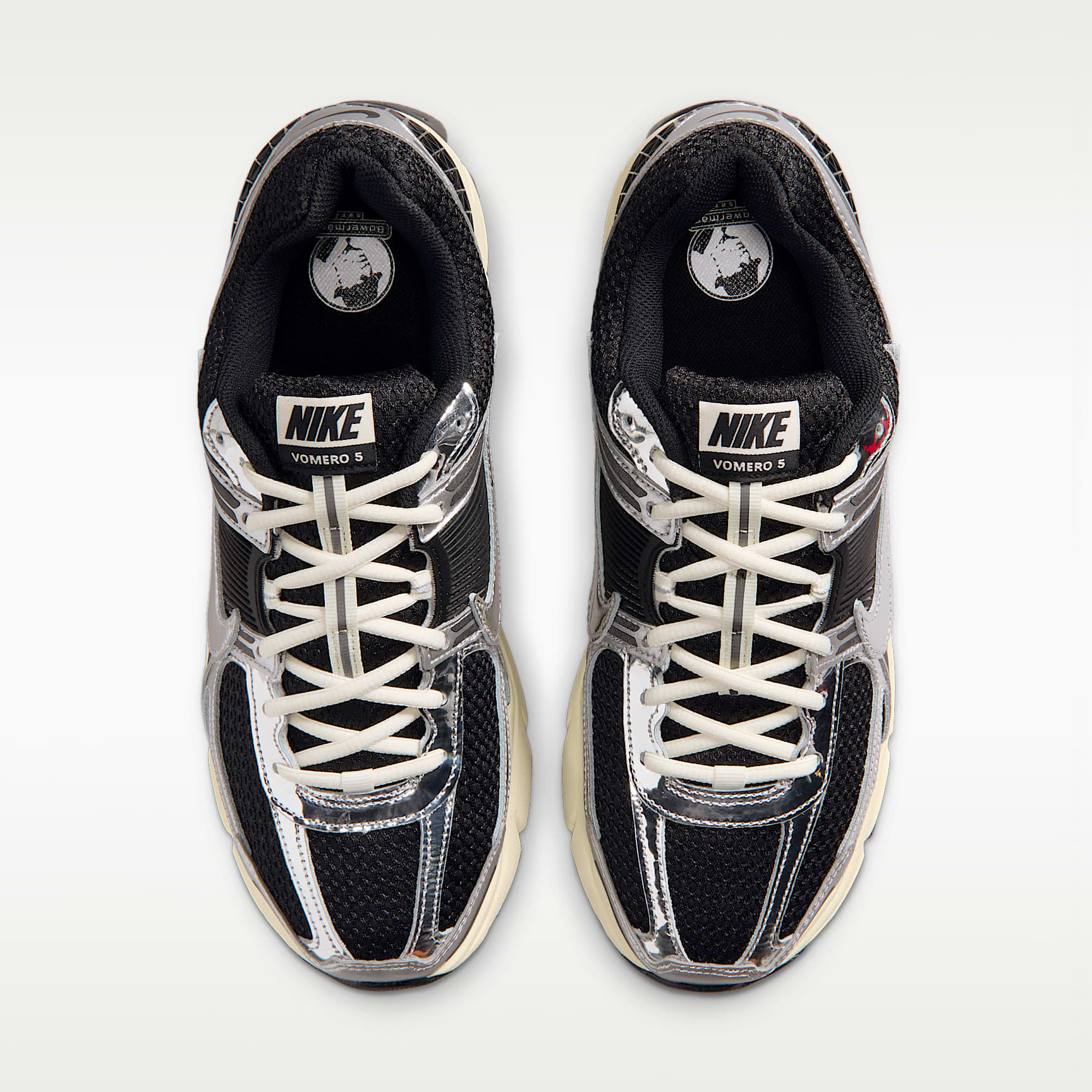Nike Zoom Vomero 5 Schuh (Herren) – Schwarz/Metallic Silver/Coconut Milk/Chrome