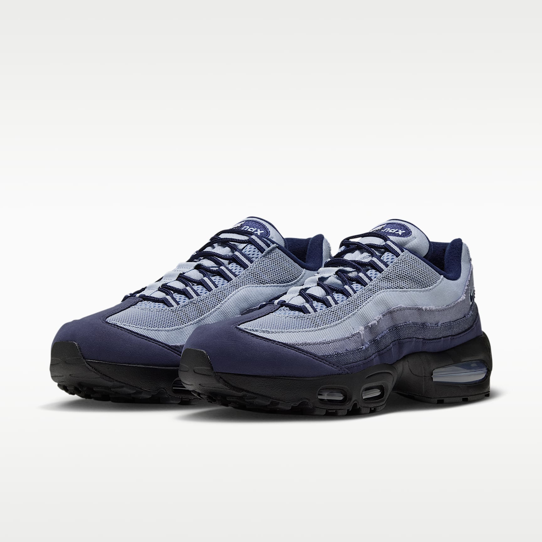 Nike Air Max 95 Big Bubble Schuh (Herren) – Ashen Slate/Midnight Navy/Light Armory Blue/Light Armory Blue