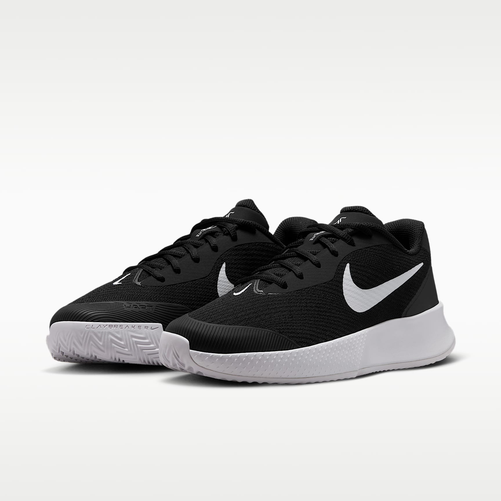 Nike Vapor Lite 3 Clay Court Tennisschuh (Damen) – Schwarz/Weiß