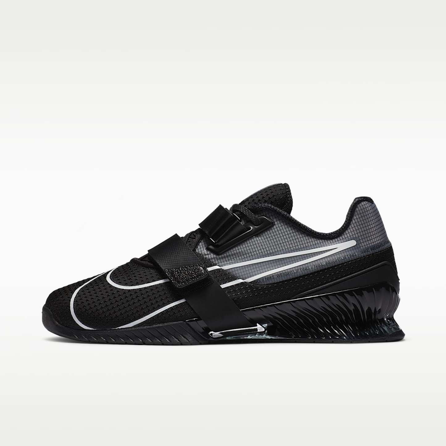 Nike Romaleos 4 Schuhe fürs Gewichtheben – Schwarz/Schwarz/Weiß