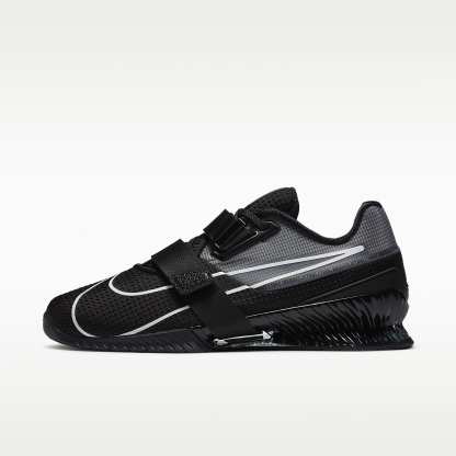 Nike Romaleos 4 Schuhe fürs Gewichtheben – Schwarz/Schwarz/Weiß